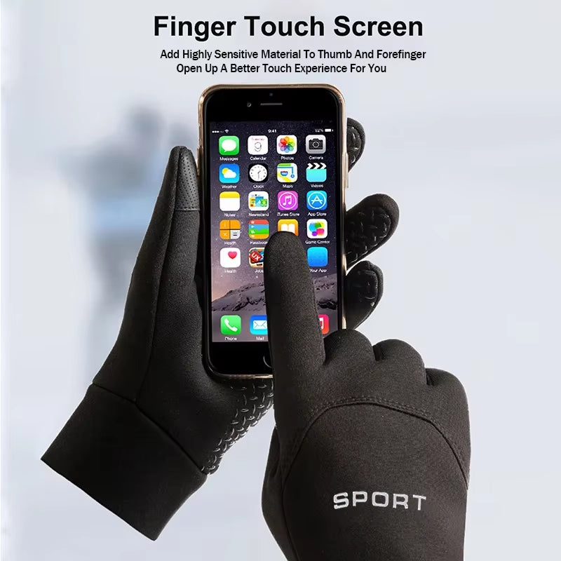 Stay Warm and Connected: Unisex Touch Screen Cycling Gloves for Winter Sports