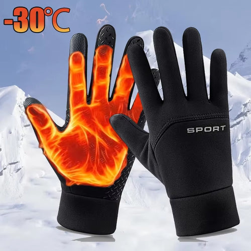 Stay Warm and Connected: Unisex Touch Screen Cycling Gloves for Winter Sports